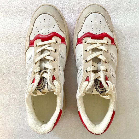 Sandro Paris Leather Star Trainers - Picture 9 of 11